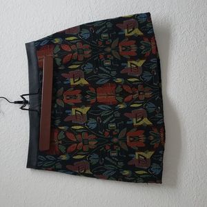 Nordstrom DejaVu Floral Skirt sz M EUC